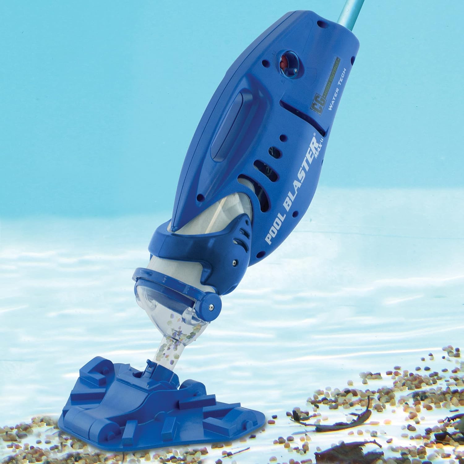 POOL BLASTER Max CG Commercial Grade Cordless Rechargeable Pool Vacuum Cleaner, High Capacity, Increased Power, 60 Min Run Time, Handheld, Hoseless, for In-Ground and Above Ground Pools